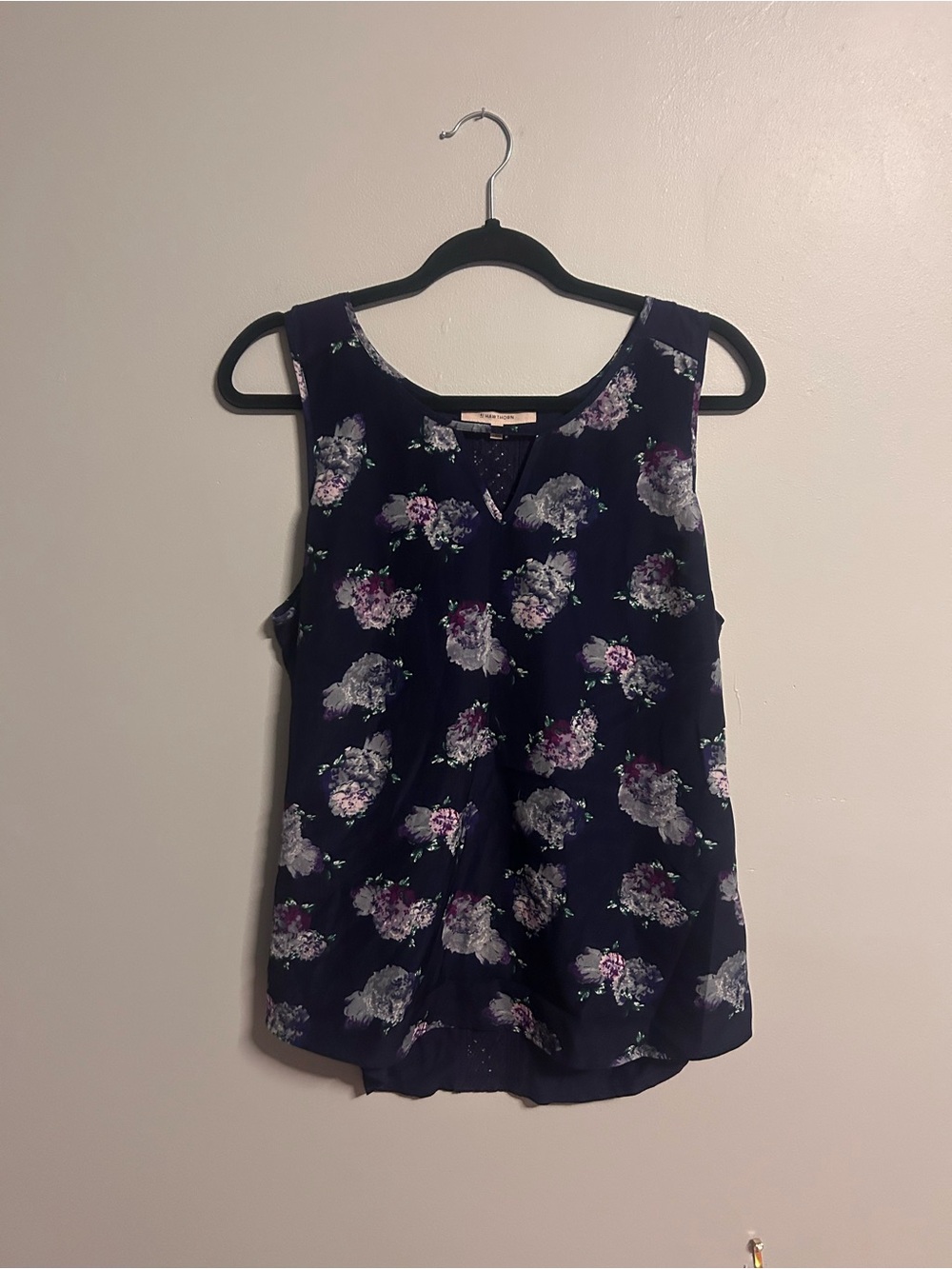 41 Hawthorn Navy Floral Sleeveless Camisole